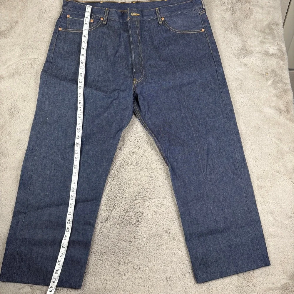 Vtg Levi's 501XX Jeans‎ Dark Denim Straight Mens 42x30 Button Fly Mexico WPL 423